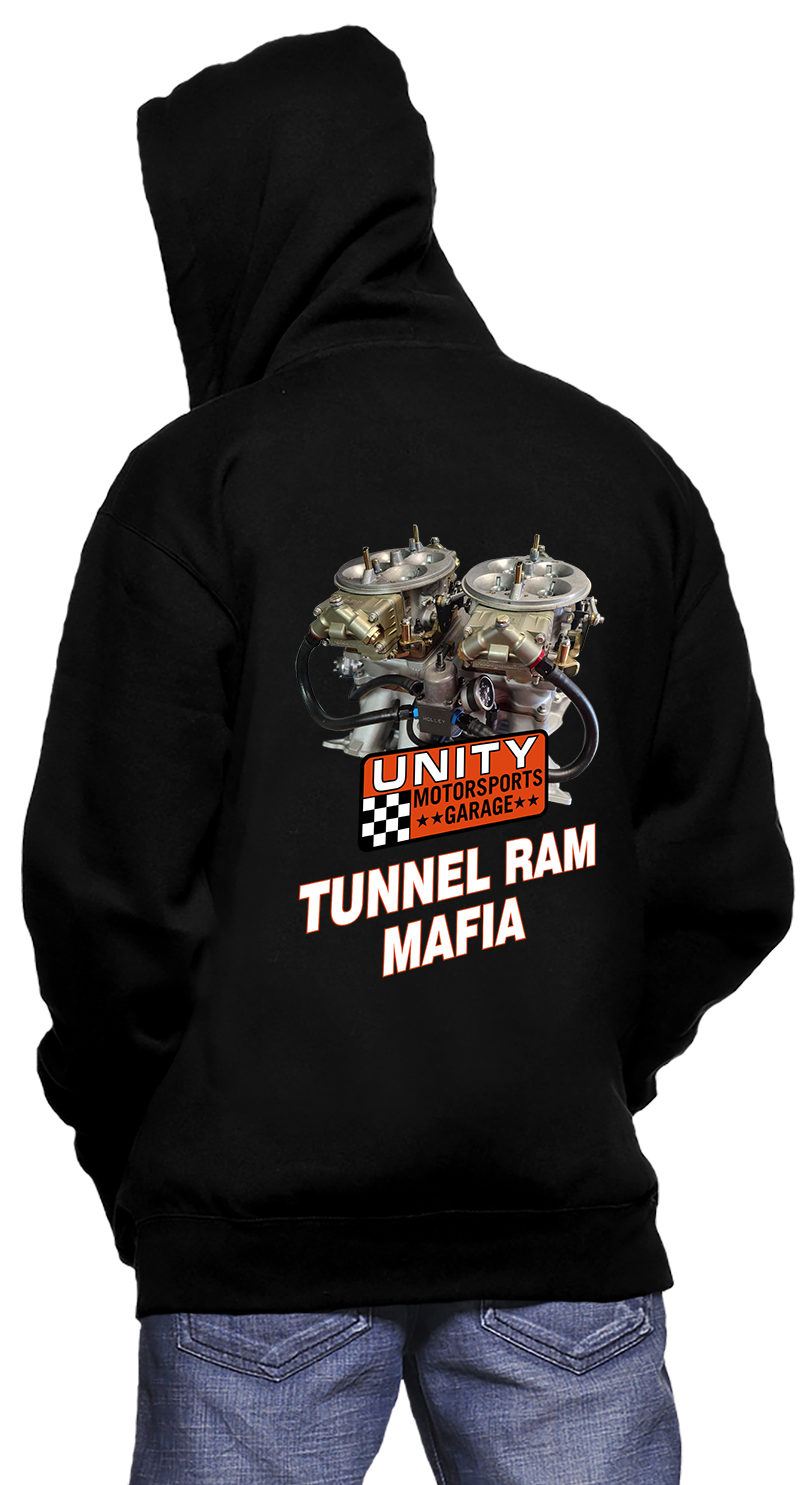 Unity Motorsports Garage Tunnel Ram Mafia Full-Zip Hooded Sweatshirt